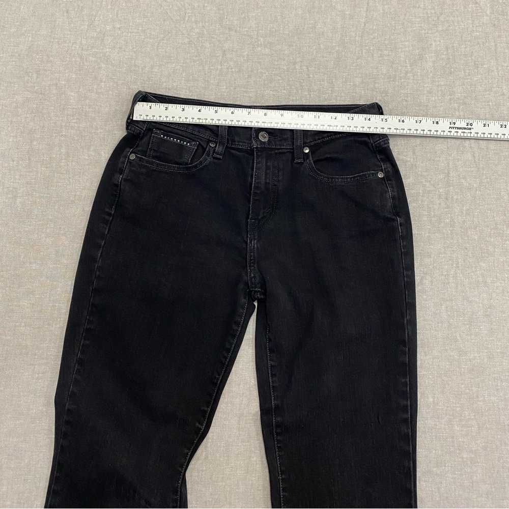 Levi's, 515 Women's Straight Bootcut Denim Jeans, Mid Rise, Size 8 Black - Picture 5 of 11